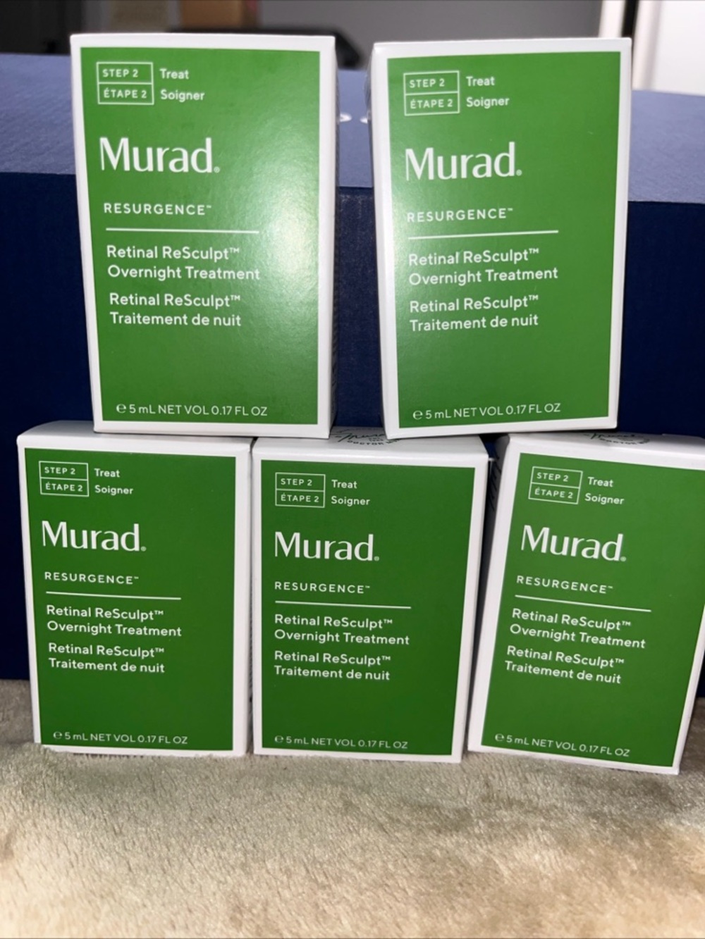 Murad re sculpt  Skincare Night Treatment Boxes to tighten & firm skin